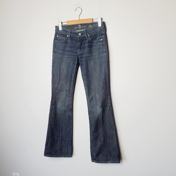 7FAM  Blue Flip Flop Bootcut Jeans - Picture 4 of 11